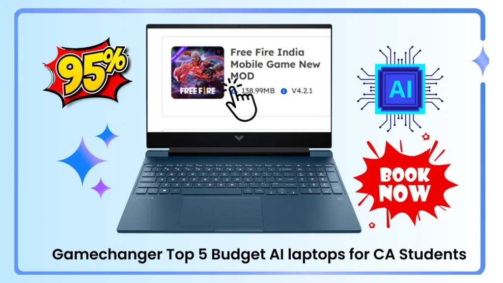 Top 5 Budget AI laptops for CA Students